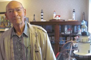 Al Bailey is lending his lighthouse replicas to the Two Rivers Heritage Museum, in Washougal. Bailey, of Battle Ground, has been involved in the hobby of making replicas for more than 25 years.