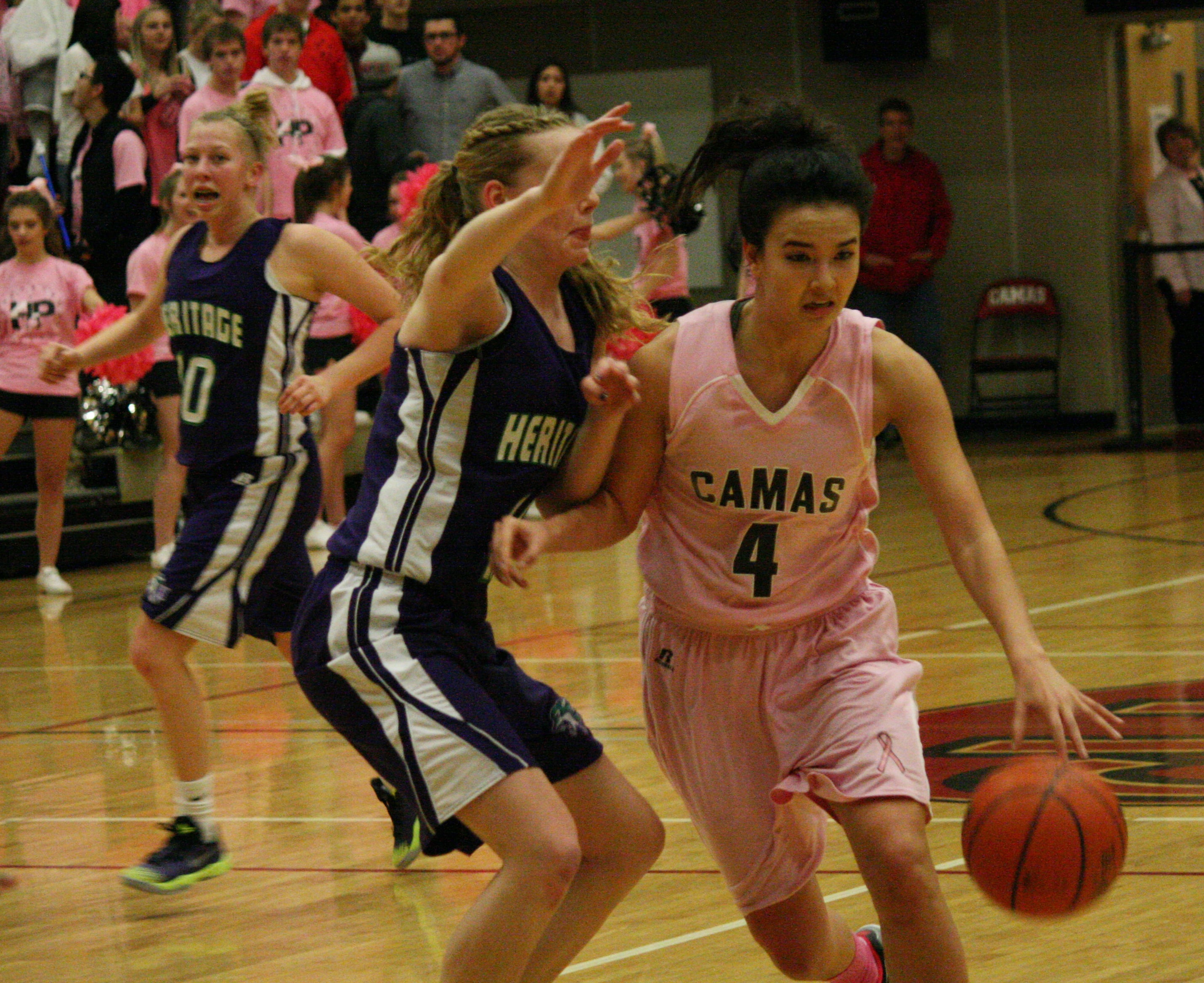 Brenna Khaw on the attack.