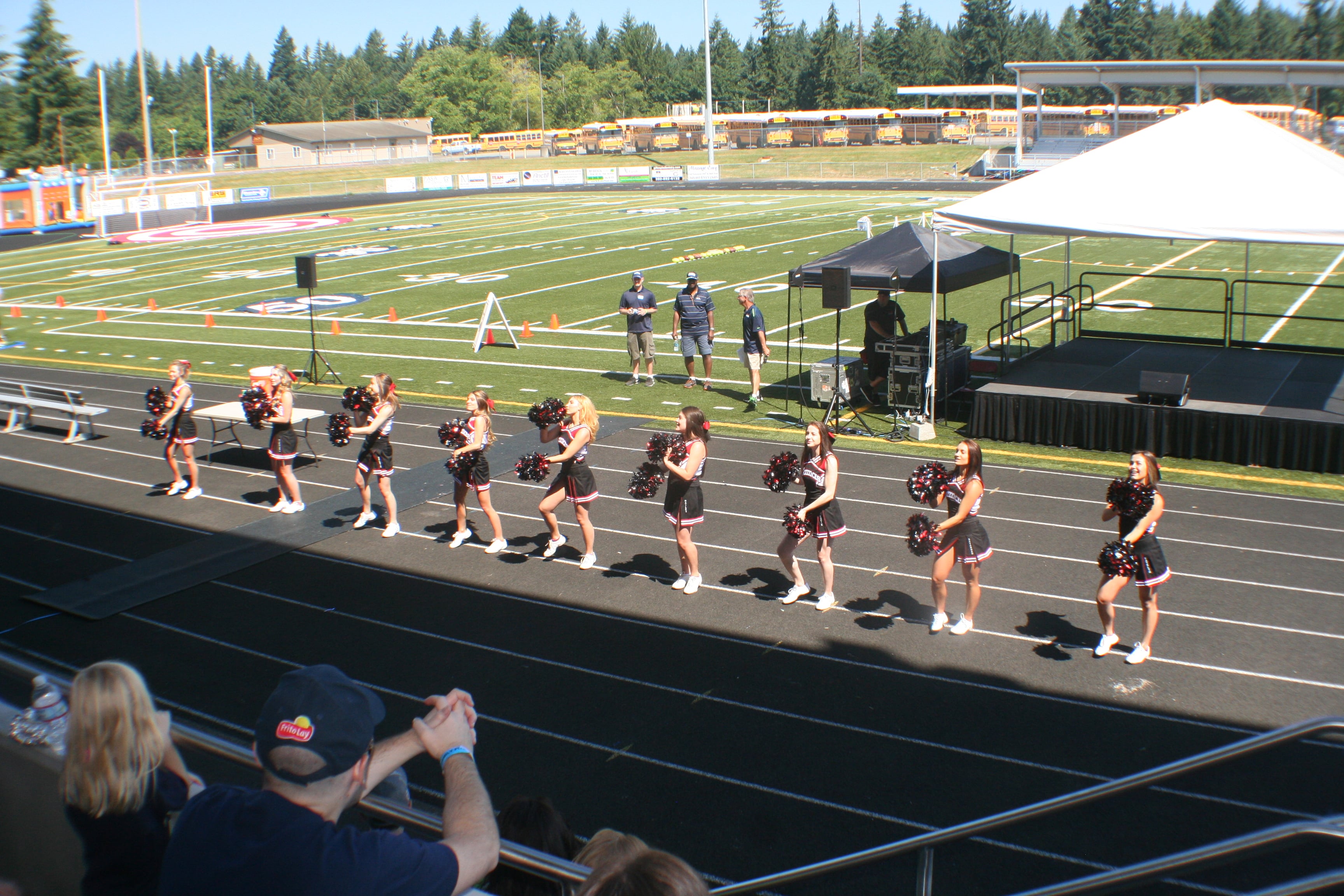 Seattle Seahawks Play 60 Family Fest at Doc Harris Stadium, in Camas.