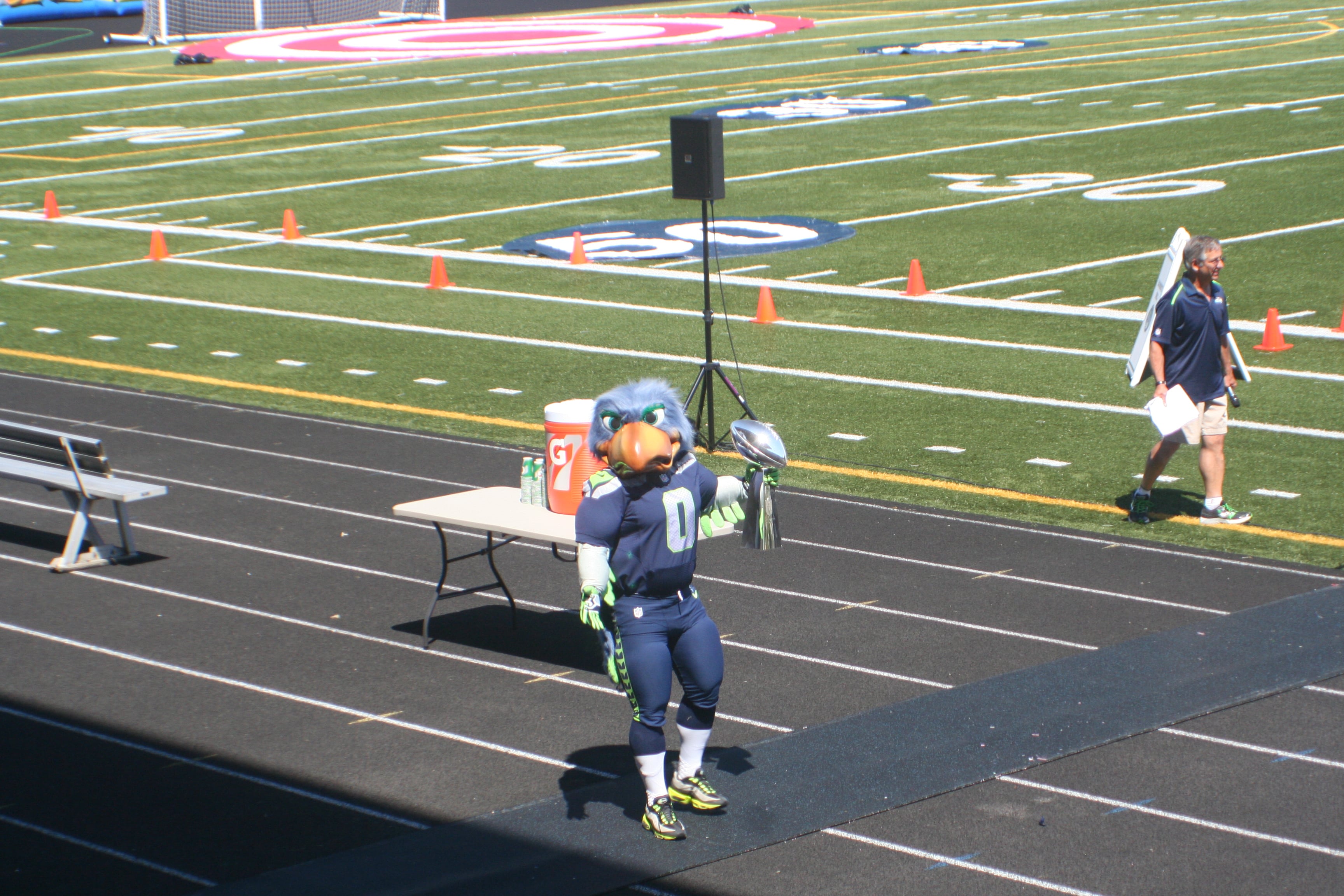 Seattle Seahawks Play 60 Family Fest at Doc Harris Stadium, in Camas.