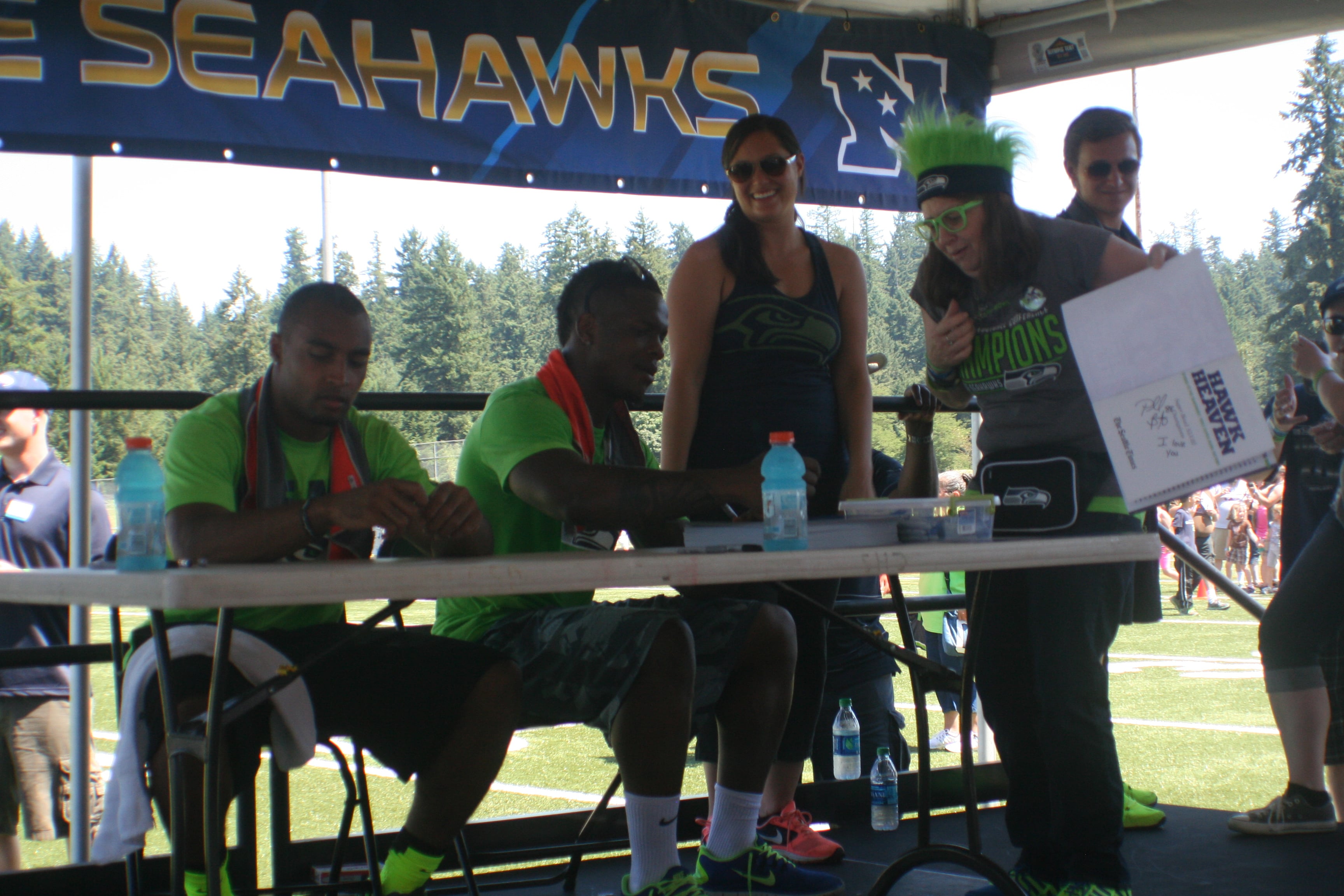 Seattle Seahawks Play 60 Family Fest at Doc Harris Stadium, in Camas.