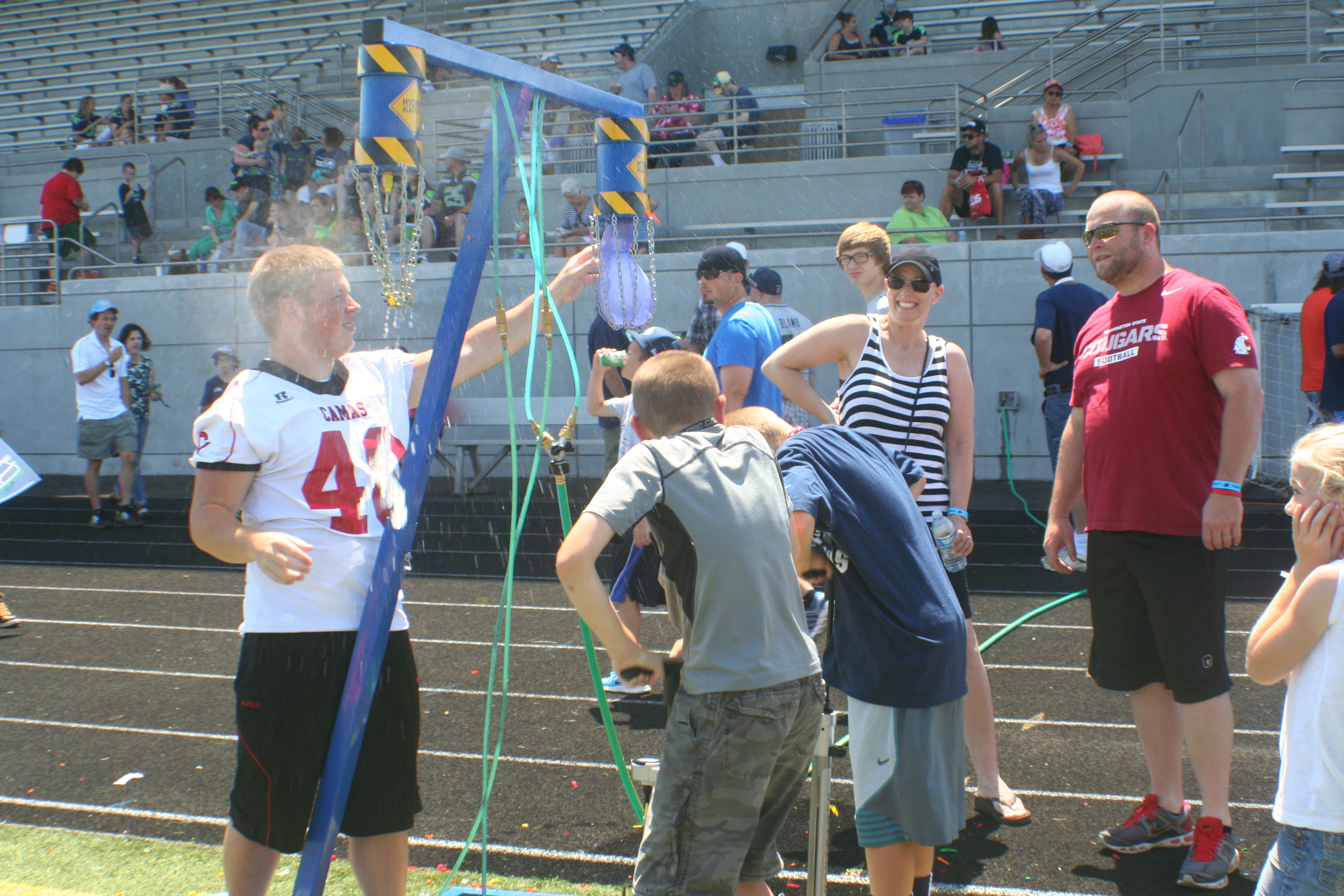Seattle Seahawks Play 60 Family Fest at Doc Harris Stadium, in Camas.