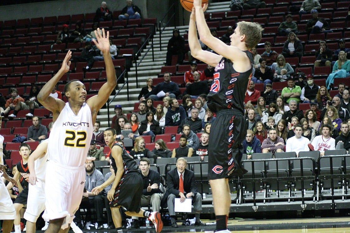 Josh Ryan nails a jumper.