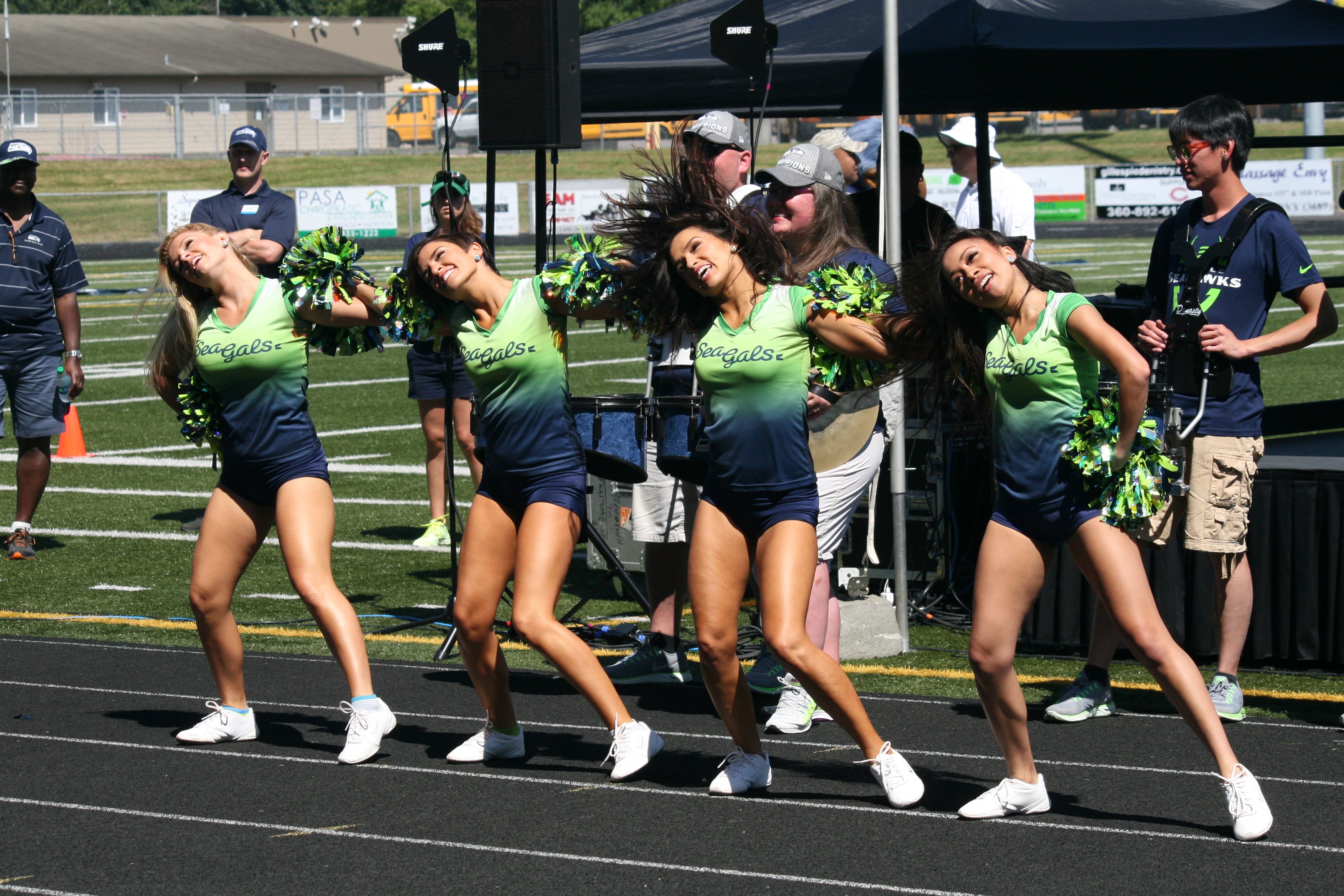 Seattle Seahawks Play 60 Family Fest at Doc Harris Stadium, in Camas.