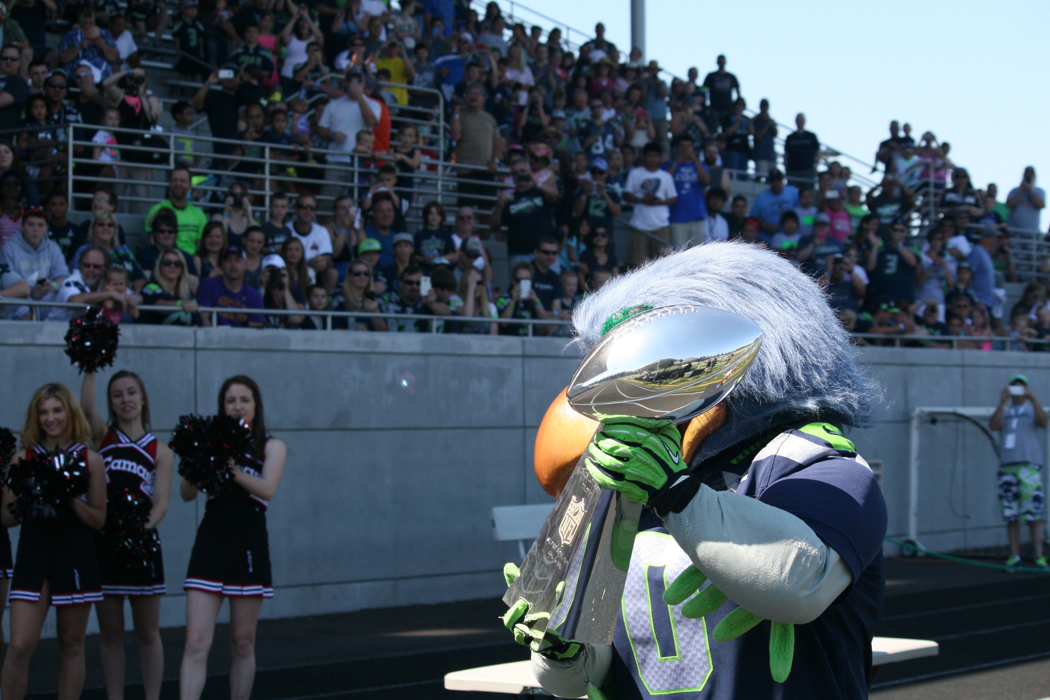 Seattle Seahawks Play 60 Family Fest at Doc Harris Stadium, in Camas.