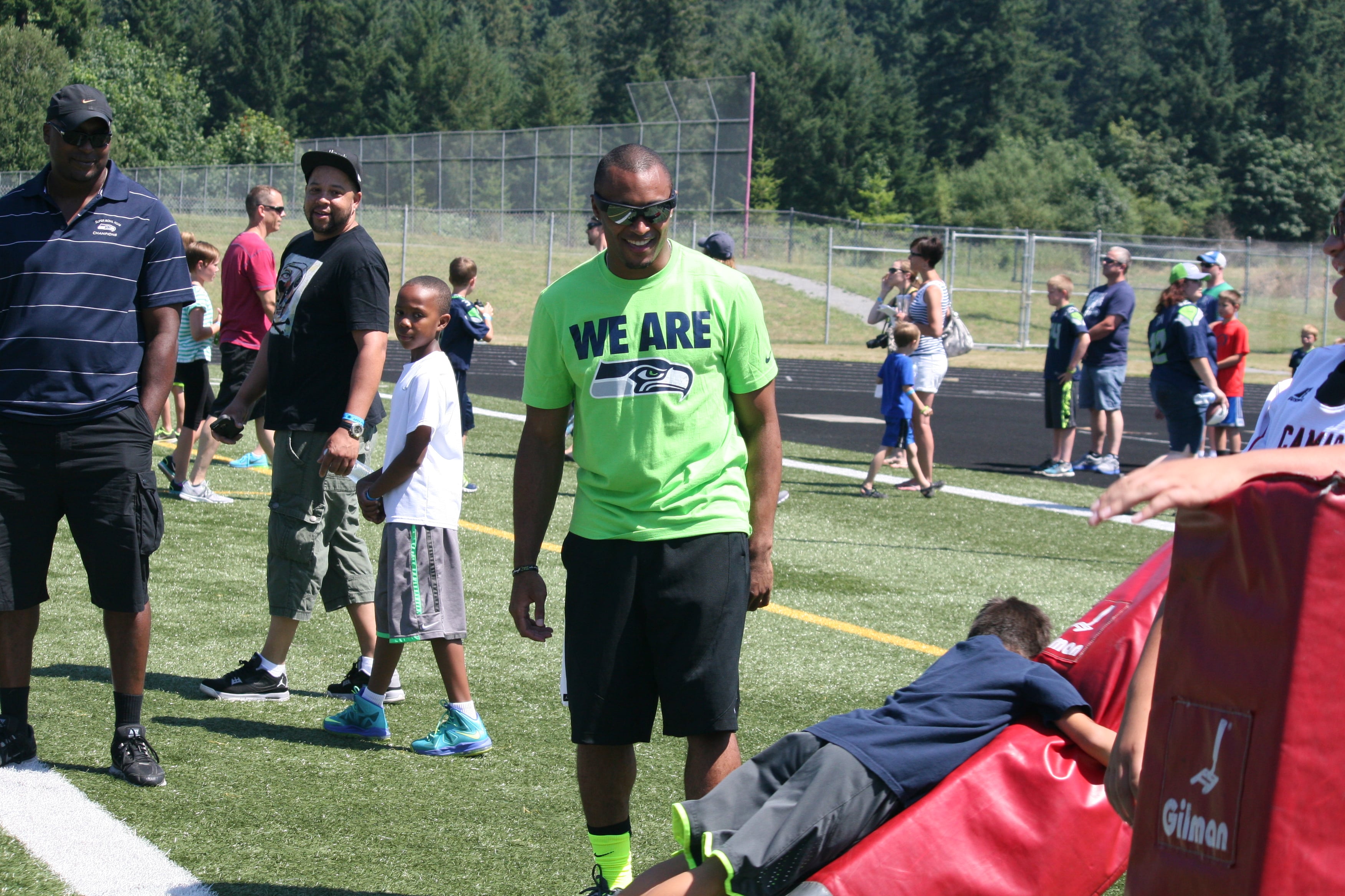 Seattle Seahawks Play 60 Family Fest at Doc Harris Stadium, in Camas.