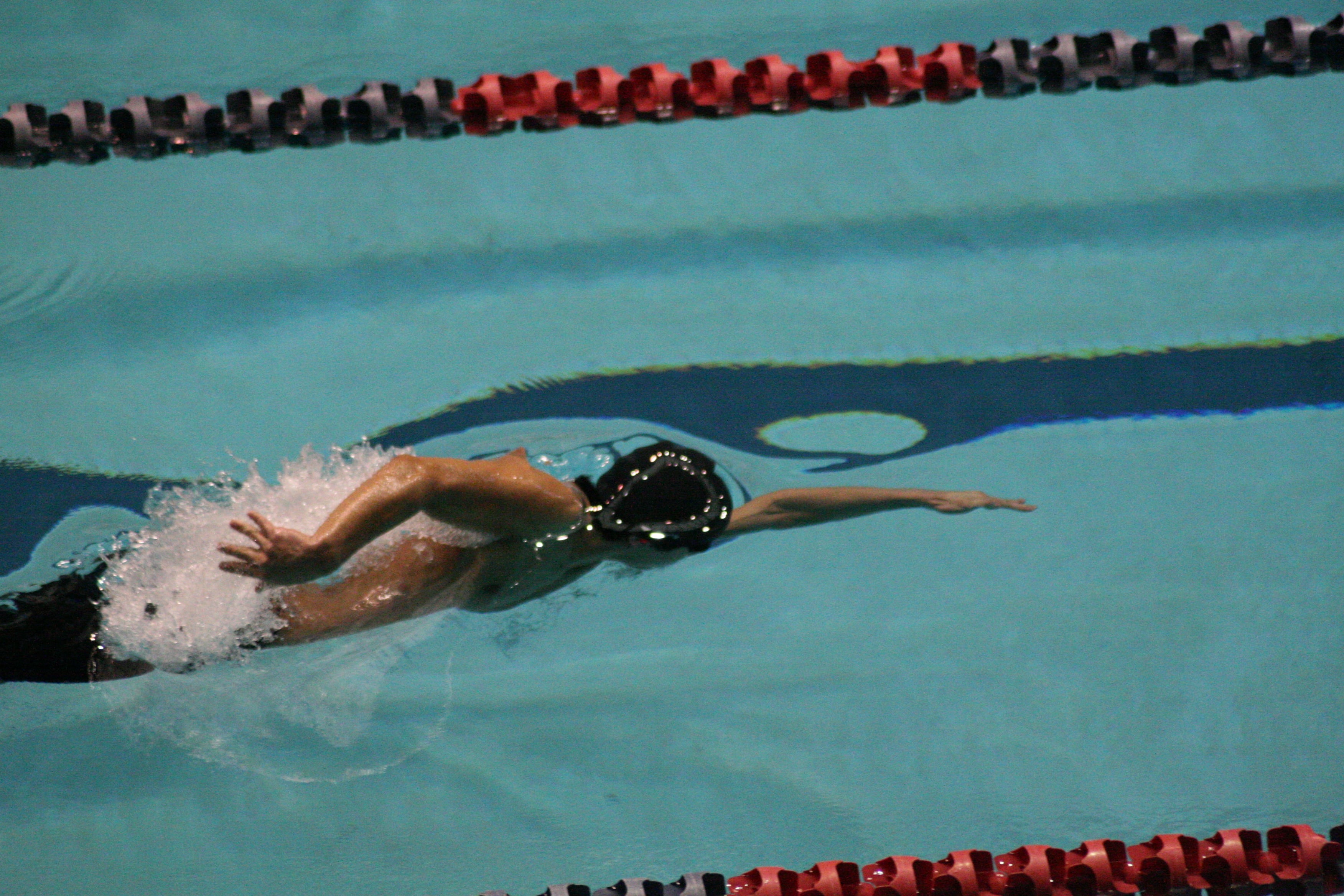 John Utas breaking the surface