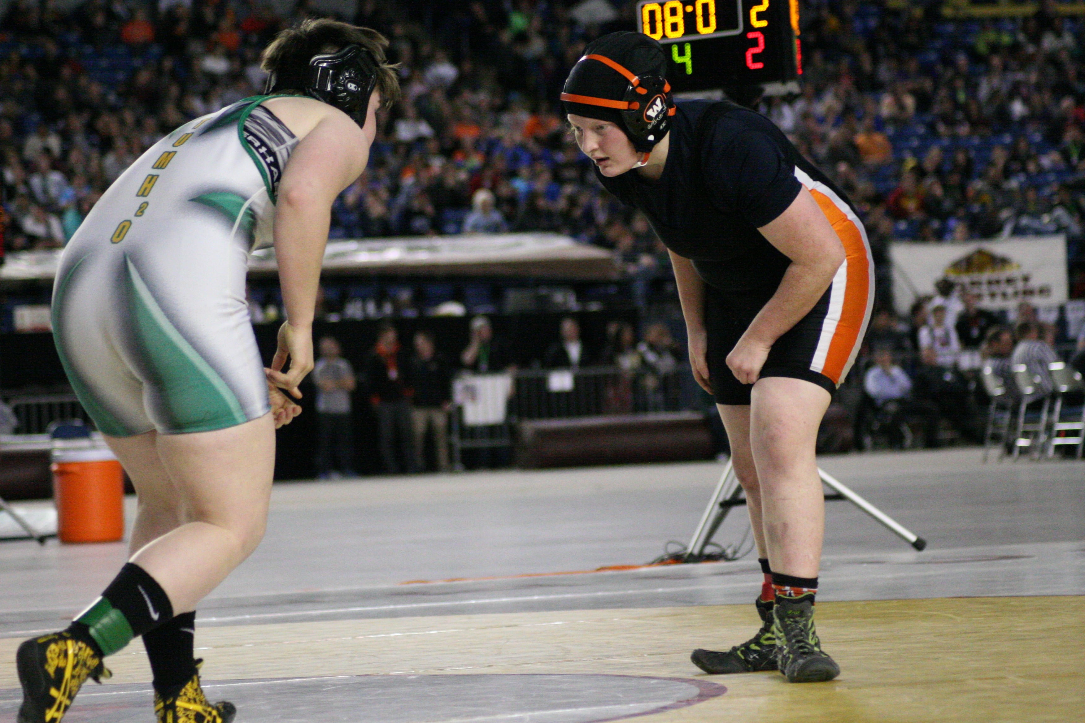 State championship stare down