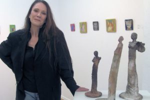 Kathi Rick, of Camas, is the manager of the North Bank Artists Gallery. The gallery, located in downtown Vancouver, is showcasing art by area high school students this month. The exhibit includes photography, paintings, drawings, prints and sculptures. An artists reception will be held Friday, from 5 to 9 p.m. Admission is free.