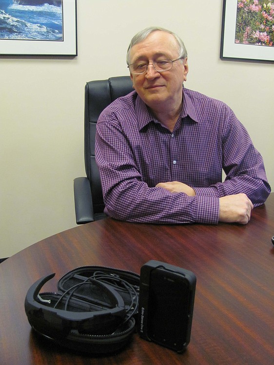Milan Slamka, of Camas, has developed "Echo-Sense Network Glasses" that could provide some independence for visually impaired people. The technology could also be used by security officers, public safety officials and athletes.