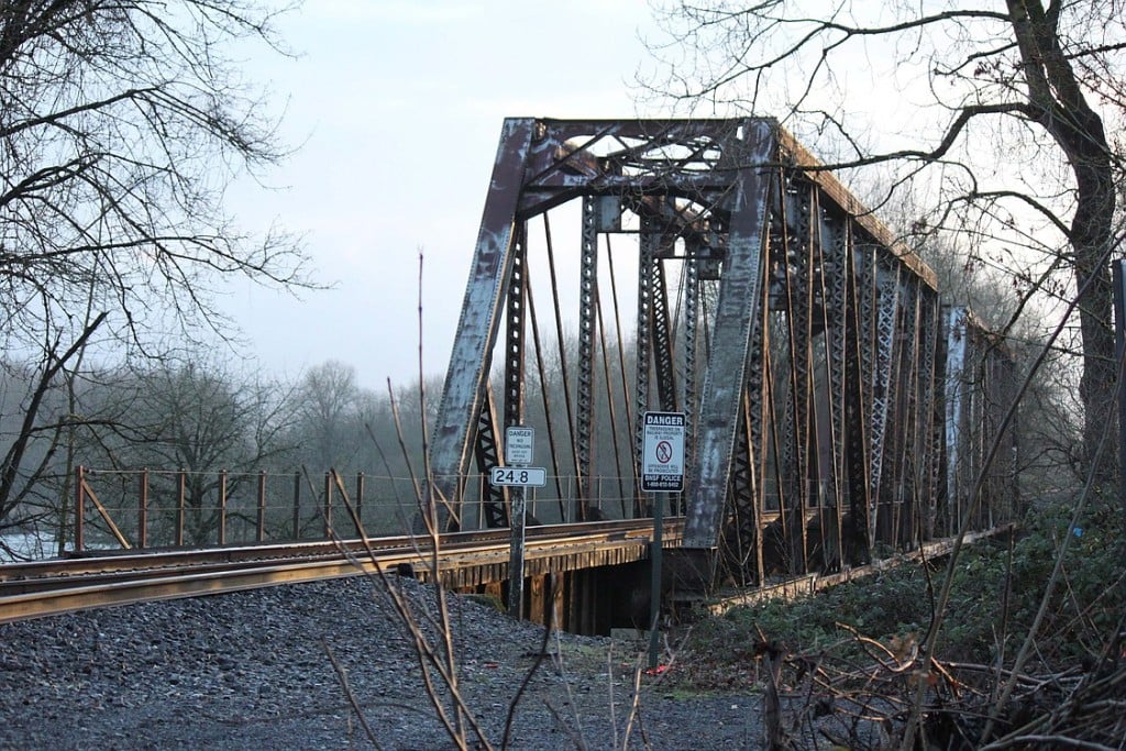 The railroad bridge that crosses the Washougal River in Camas will be replaced for the first time since its original construction in 1908. Up to 35 trains per day pass through the area.