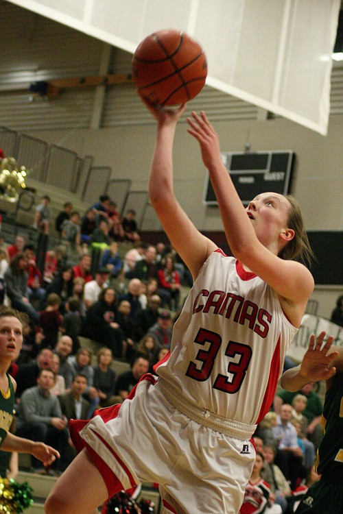 Emma Jones earns eight points for Camas.