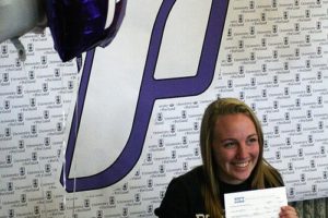Washougal High School senior Ellie Boon signs a letter of intent to play soccer for the University of Portland Pilots.