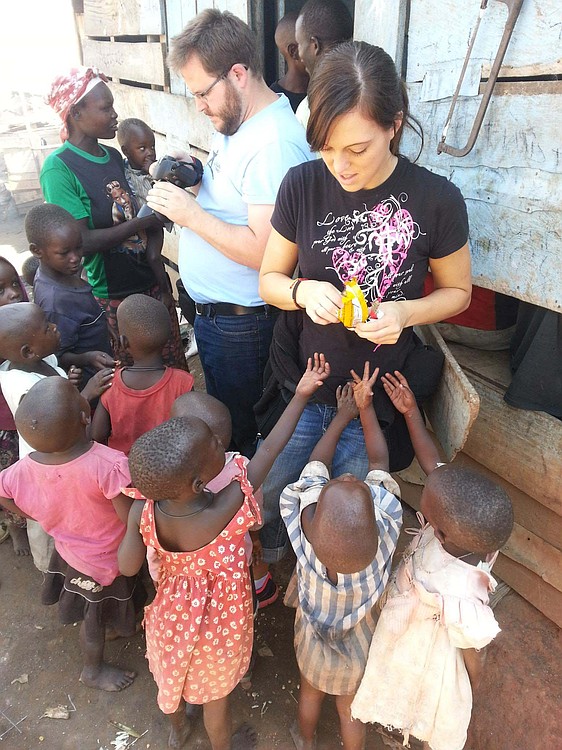 Dianne spent two weeks in Uganda, Africa helping to establish a Teen Challenge program. It was on that mission trip that she and Darin became closer.