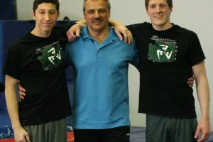 VEGA gymnasts Ryan Dietzman, Camas, Trace Jacquot, Hockinson, and coach Zdravko Stoianov are on their way to the USAG Junior Olympic National Championships May 7 to 11, in Long Beach, Calif.