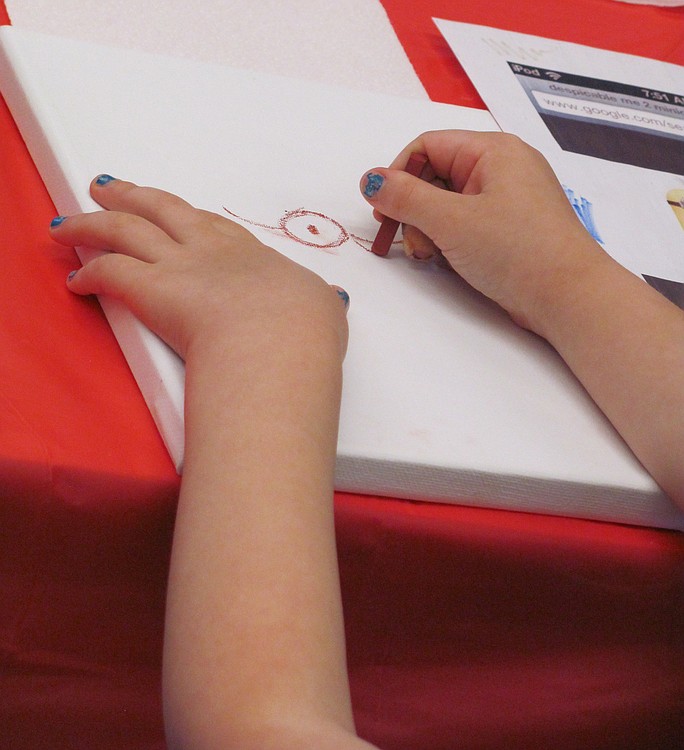 The number one rule in "Ms. Elida's" art classes is to have fun. "There are no mistakes in art," she tells students.