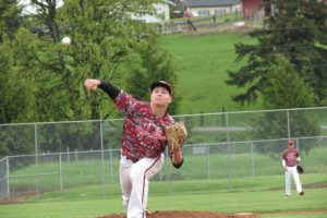 The Camas baseball team only scored one run Saturday, and that was all Dylan White needed. The CHS senior pitched a five-hit shutout and struck out nine Union Titans in a 1-0 victory.