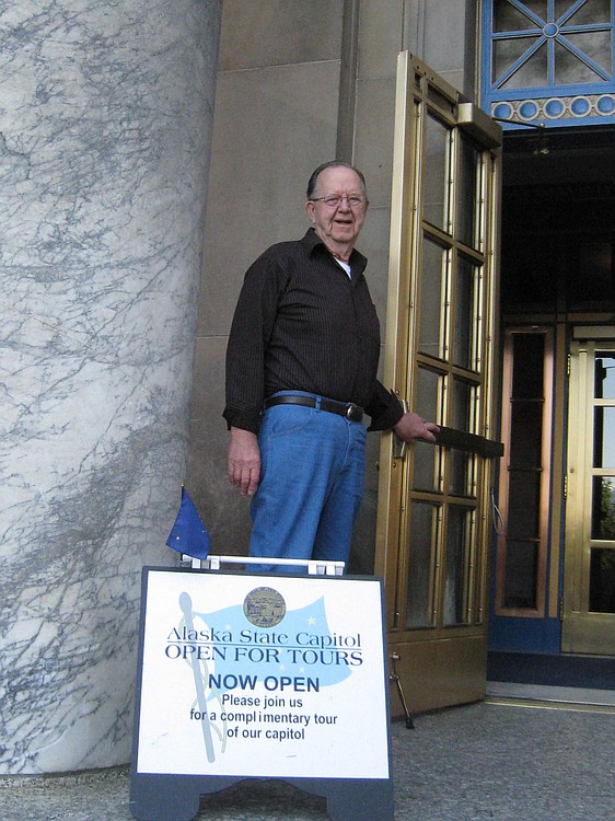 Richardson visited Juneau, Alaska, last winter. It was the 49th state capitol he had toured.