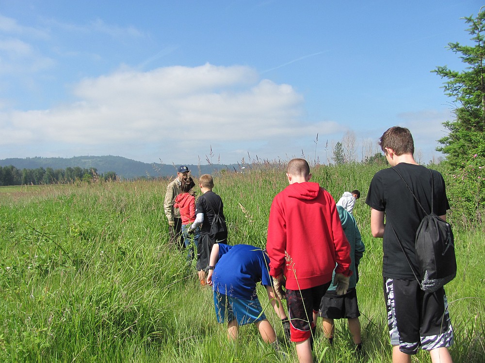 Outdoor school organizers hope the experience of participating in service learning projects and other activities will stay with the students for a lifetime.