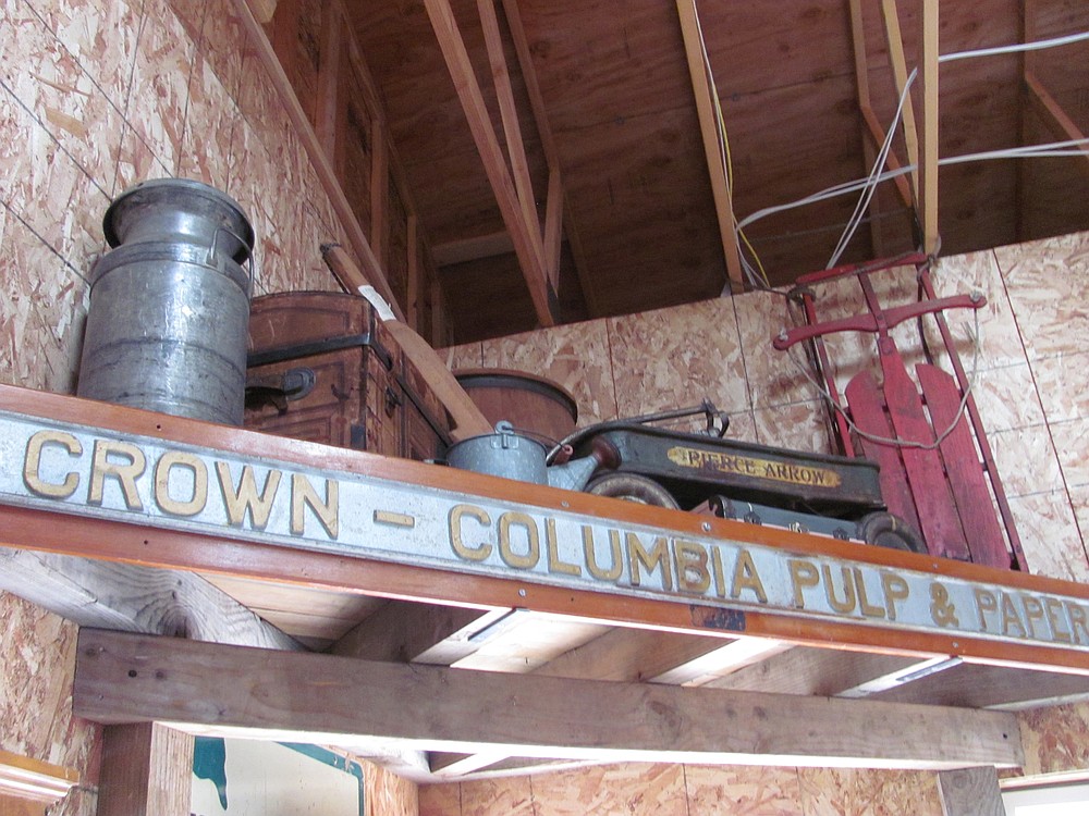 Assorted antiques from the Camas-Washougal area are on display at the museum.