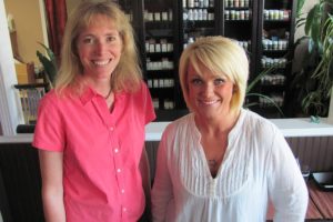 Stephanie Meinhold (left), a licensed acupuncturist, recently hired receptionist Ashley Upson (right), to work in the new location of Camas Acupuncture & Nutrition. Meinhold has renamed her Washougal Acupuncture & Herbs, LLC, practice. With the additional space in the new office, she hopes to have classes on topics such as nutrition, Lyme disease and meal ideas for diabetics.