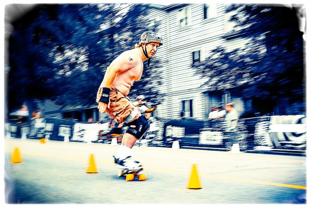 This scene, captured by Kirsten Muskat, demonstrates "The Call of the Open Road," in a non-traditional way.