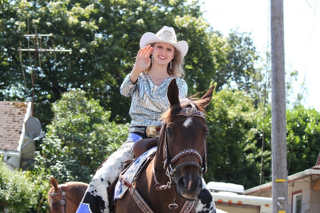 Clark County Fair Princess Alexa Valdez was among the more than 70 participants in Saturday's Camas Days Grand Parade.