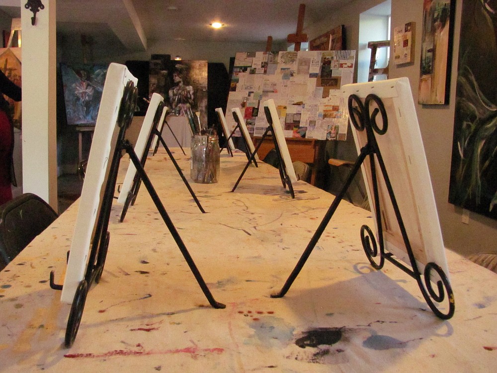 Art classes, birthday parties, bachelorette parties and more are offered at her new Camas studio.
