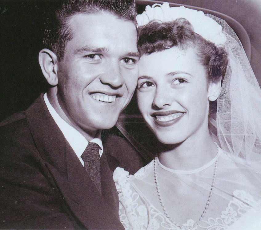 Darrel and Shirley Gilmer were married Sept. 6, 1952.