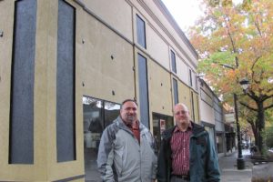 Mark Zech (left) and Kurt Williams (right) plan to open Mill City Brew Werks, at 339 N.E. Cedar St., in downtown Camas, by next summer.  It will include a brewery (approximately 5,000 square feet) in the basement. Zech and Williams anticipate hiring 15 to 20 employees.