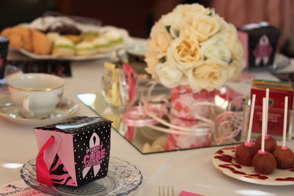 Post-Record file photo
Columbia Ridge Senior Living in Washougal held a Pink Tea event in October -- Breast Cancer Awareness Month -- to benefit the Pink Lemonade Project. The event, attended by 65 people, raised approximately $300. Speakers included breast cancer survivors. When attendees were asked during the tea if any of them had been diagnosed with breast cancer, or knew someone who had been, nearly every hand in the room was raised.