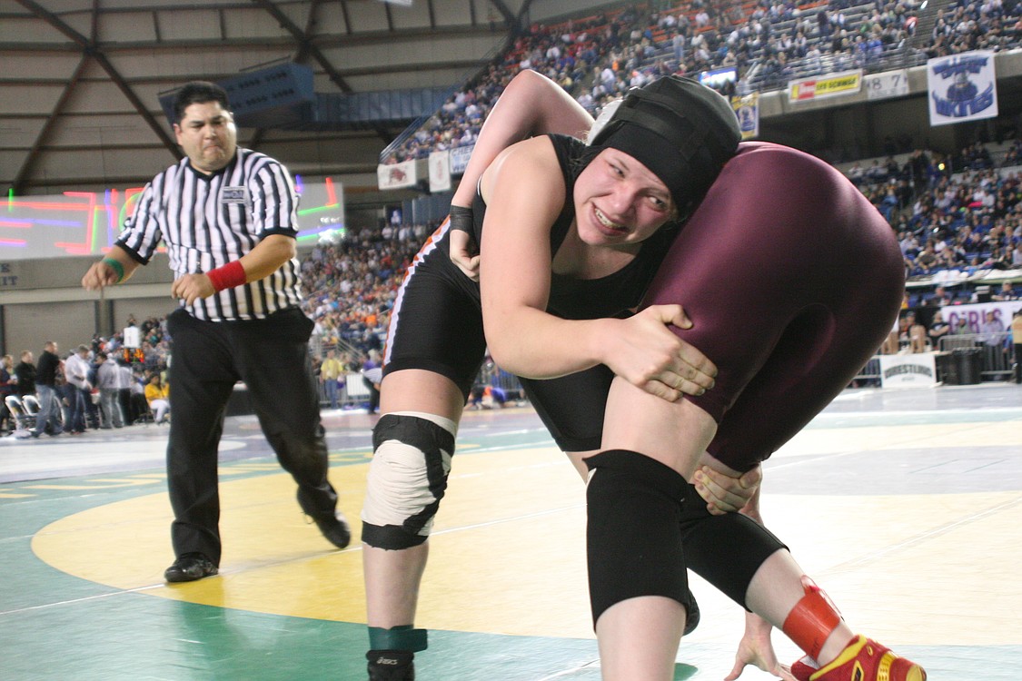 Erin Locke earned eighth place at state.