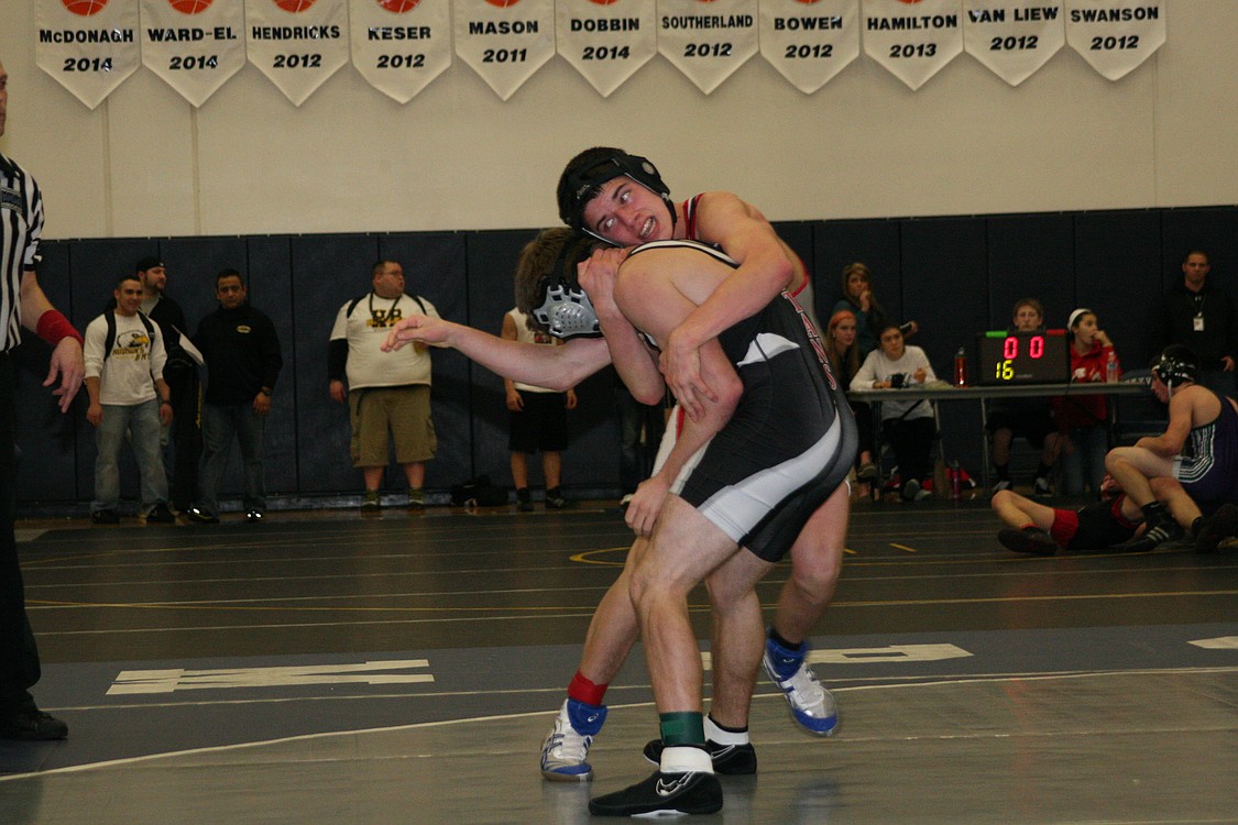 Lucas Nicacio notched fifth place at 125 pounds for Camas High School.