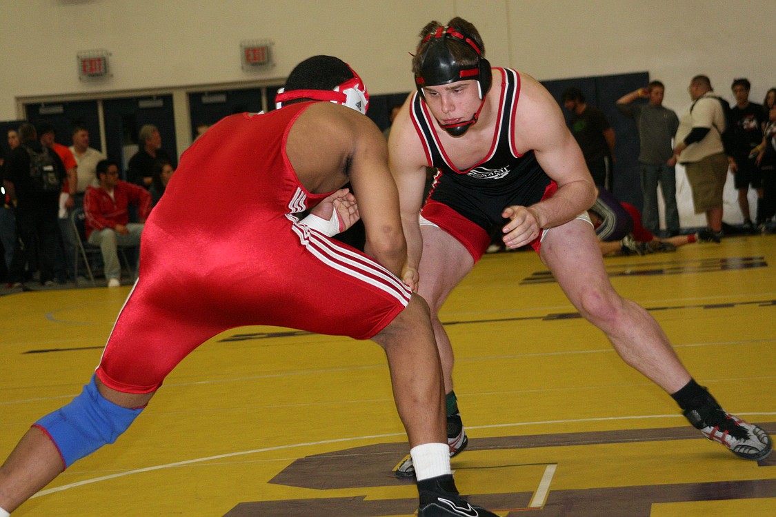 Gabe Wells grabbed fourth place at 189 pounds for Camas High School.