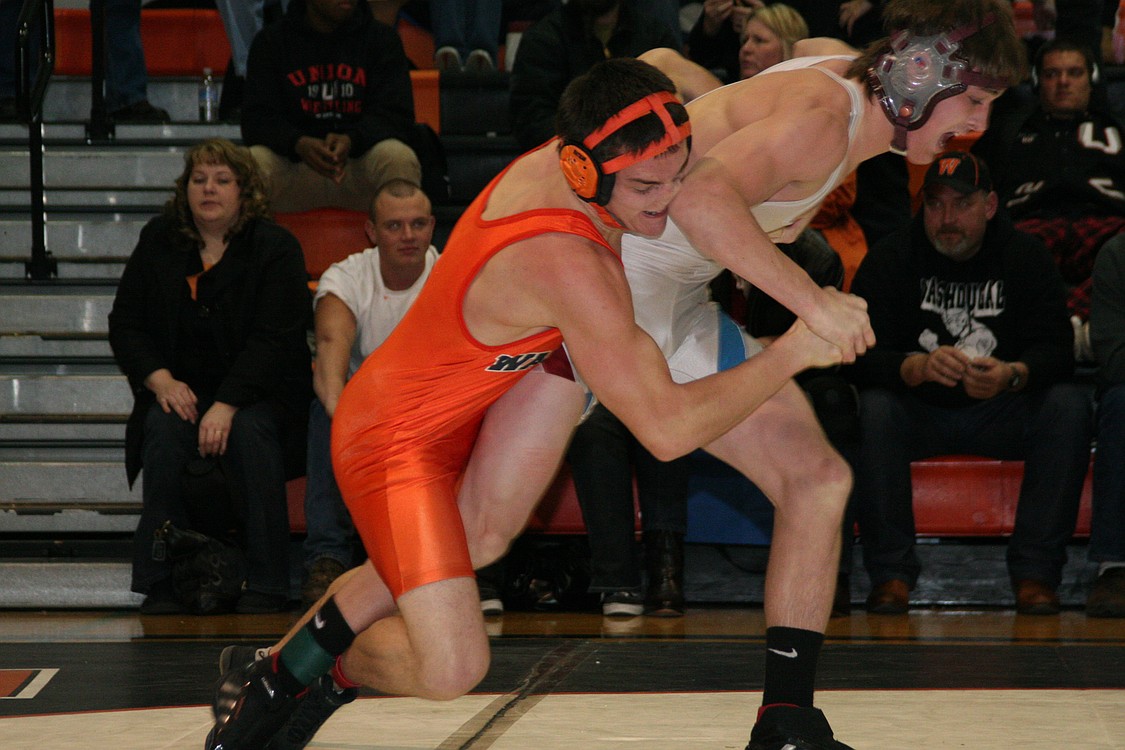 Michael Huck finished fourth place at 140 pounds for Washougal High School.