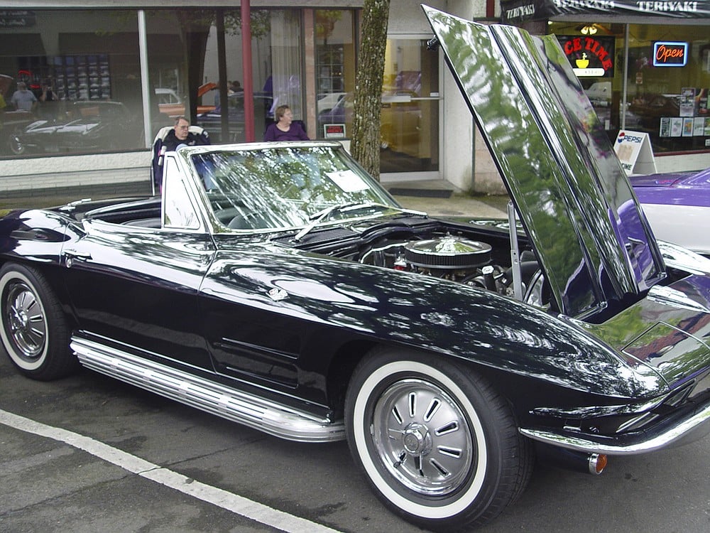 The winner for "Best Topless" vehicle was this 1964 Chevy Corvette, owned by Fred Larue.