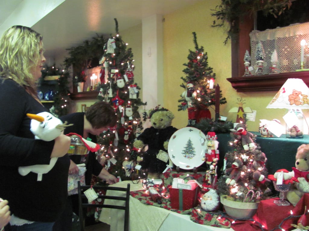 An attendee at last year's Washougal United Methodist Church bazaar peruses some of the offerings. 