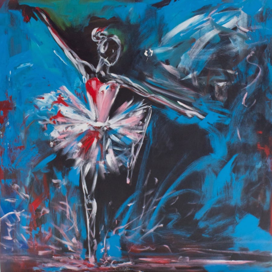 Elida Field paints and also works in mixed media.