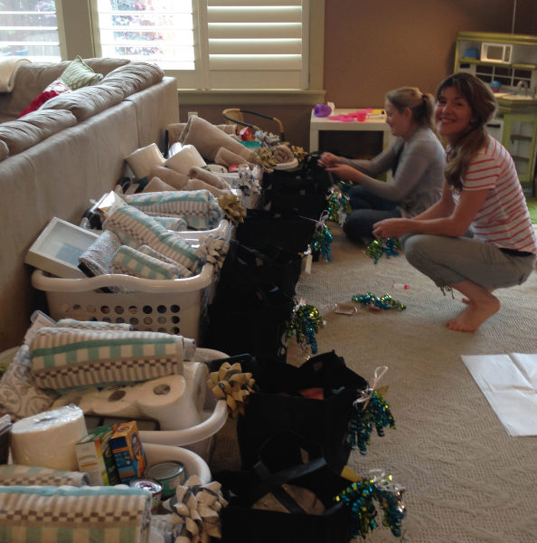 Tori Watrous of Camas coordinated the graduation basket efforts through the MOMS Club of Camas/Washougal and Soroptimist International.