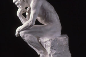 "The Thinker," by Auguste Rodin, is among the sculptures on display at the Maryhill Museum of Art. (Photo contributed by the Maryhill Museum of Art)