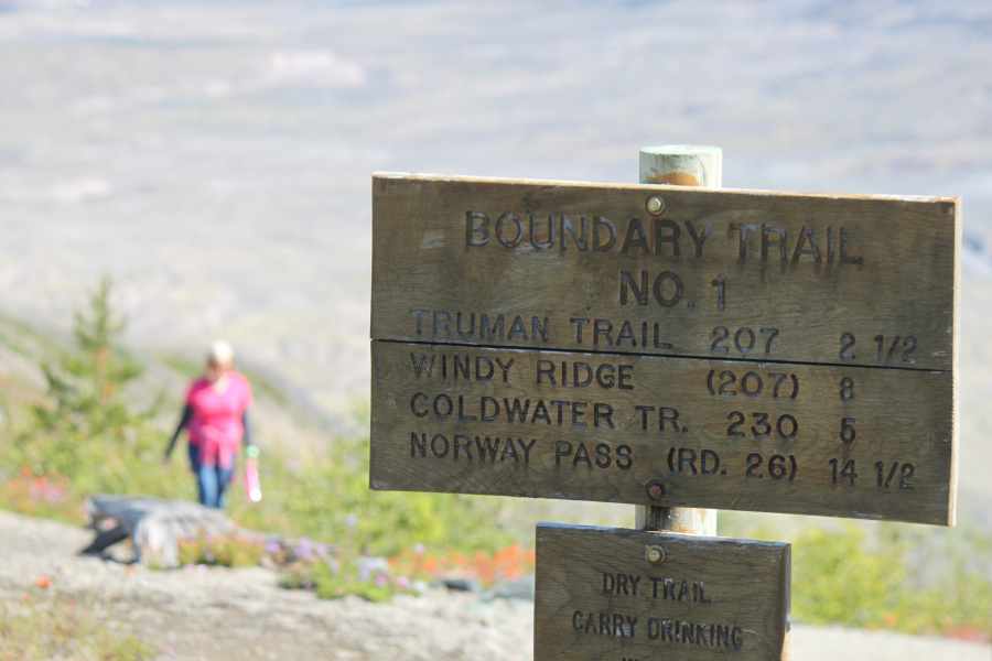 Johnston Ridge Observatory visitors can take a half-mile walk on the Eruption Trail and learn how the Mount St. Helens eruption shaped the surrounding landscape. Other longer trail hikes are also accessible. Visitors can expect to see views of the lava dome, crater, pumice plain and the landslide deposit.