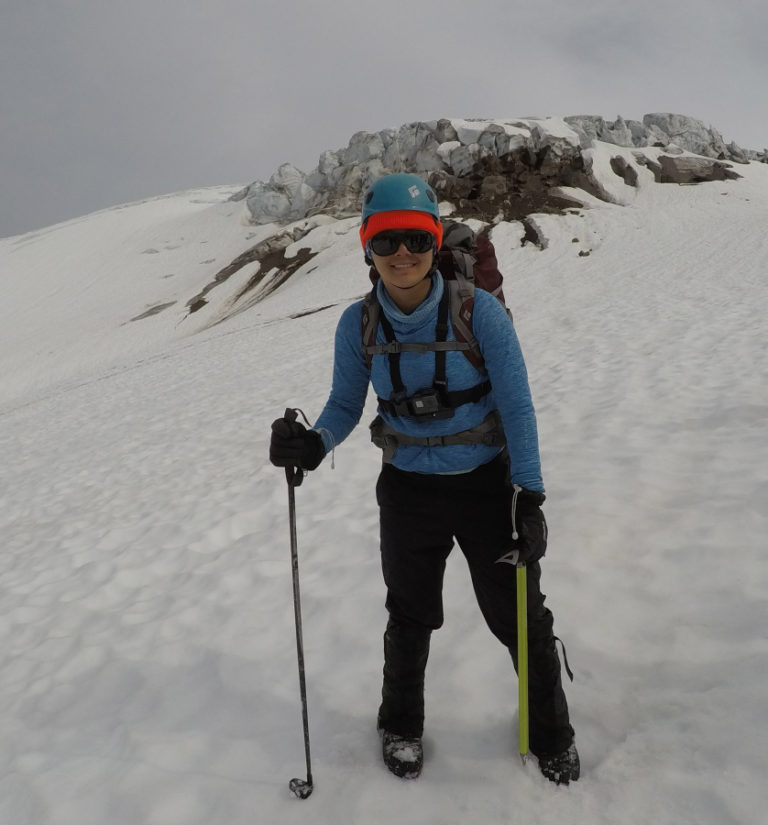 In her down time, Tsering Shola enjoys the outdoors, and summitted Mount Baker with a team of young women through the Girls on Ice program, a free wilderness and science education program for high school girls.