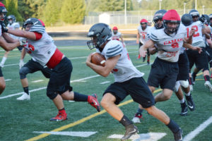 The time for celebrating a state championship is over. Several Camas High School football players are ready to fill the roles needed on the field and prove they can do big things for a small town. Opportunity presents itself Friday, when the Papermakers travel across the Columbia River to Hillsboro, Oregon, to face Central Catholic at Hillsboro Stadium. Kickoff is at 7 p.m.