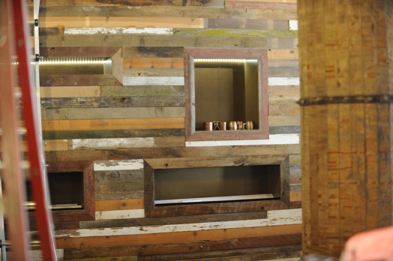 A second dining room at Feast 316 will include areas for pea shoots and microgreens to grow under fluorescent lights. &quot;It will literally be farm to table,&quot; Tim McCusker, co-owner of Feast 316, said regarding the salads that will be served at the restaurant.