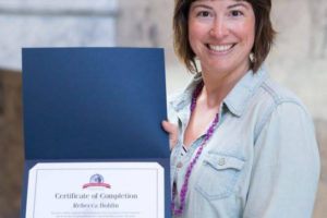 Rebecca Bohlin, a JMS teacher, participated in the Legislative Scholar Program in Olympia this summer. (Contributed photo)