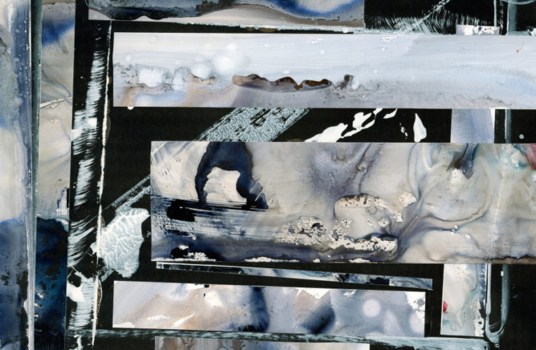 &quot;Hiding in the Scraps,&quot; an abstract painting by Vancouver artist Gary Watson.