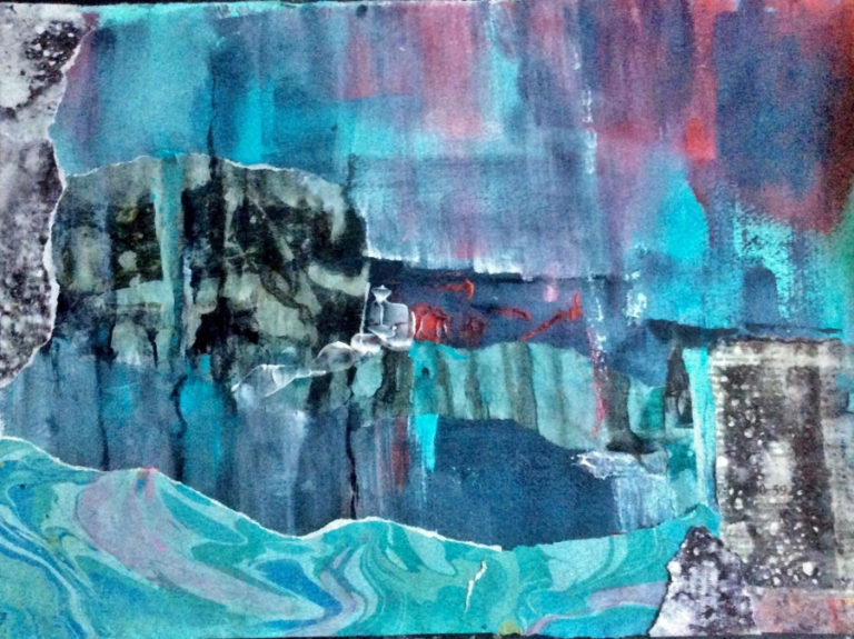 Artist Katey Sandy&#039;s painting, &quot;Mythmaker,&quot; will be part of the October art show at the Camas Library&#039;s Second Story Gallery.