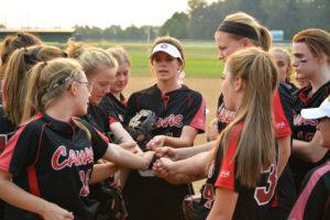 Camas beat Heritage 6-1 for the district championship Oct. 23, at the VGSA Fields in Salmon Creek. The Papermakers are going to play in the first Washington state slow-pitch softball tournament Saturday, at the Columbia Playfield in Richland.