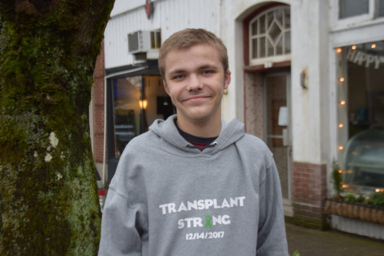 Dakota Watson, pictured 29 days after his Dec. 14 kidney transplant surgery. Diagnosed with VATER syndrome at birth, he has always known he would eventually need a new kidney.