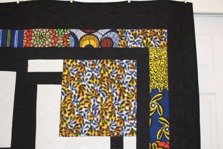 Camas quilter DeAnn Perrigo's "Out of Africa" quilt (pictured here) features fabric that her husband, Brad, brought back from a trip to Africa two years ago.